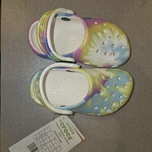 CROCS Kids' Tie-Dye Sandals